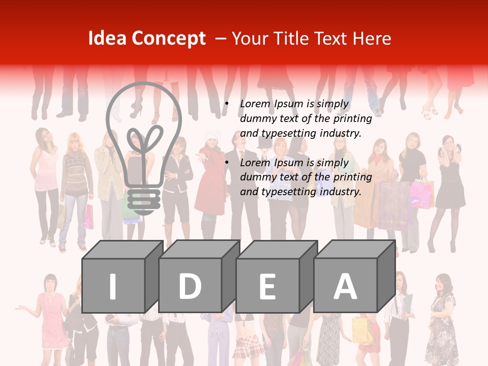 Pretty Happiness Concept PowerPoint Template