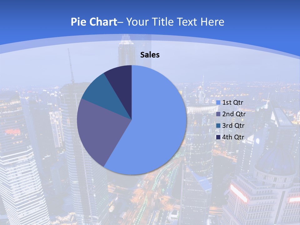 Shanghai Bird View PowerPoint Template