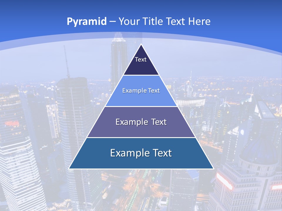 Shanghai Bird View PowerPoint Template