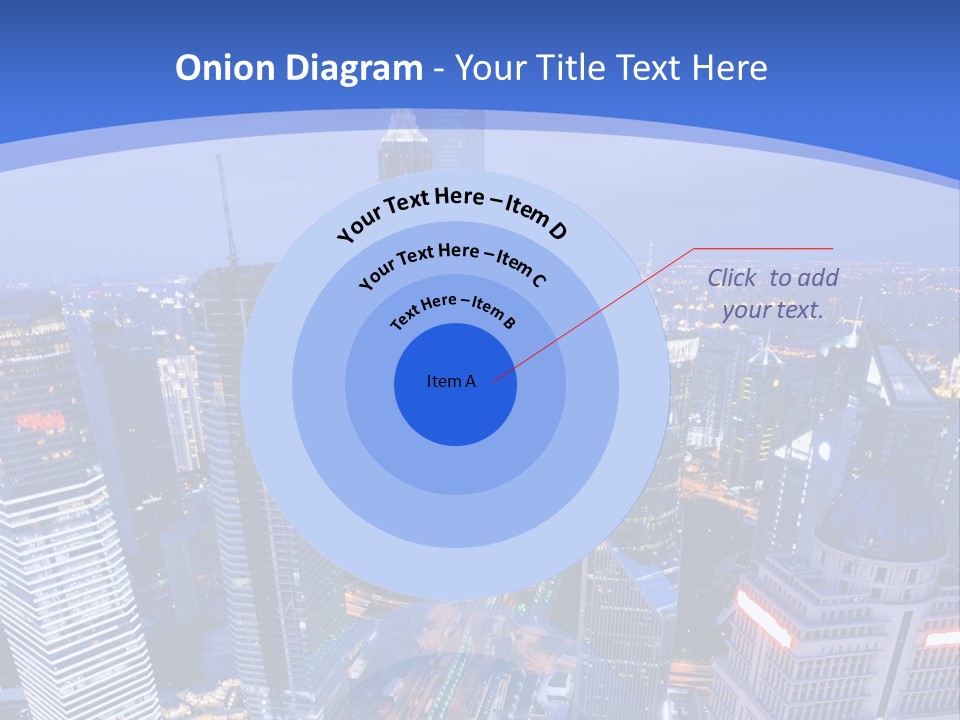 Shanghai Bird View PowerPoint Template