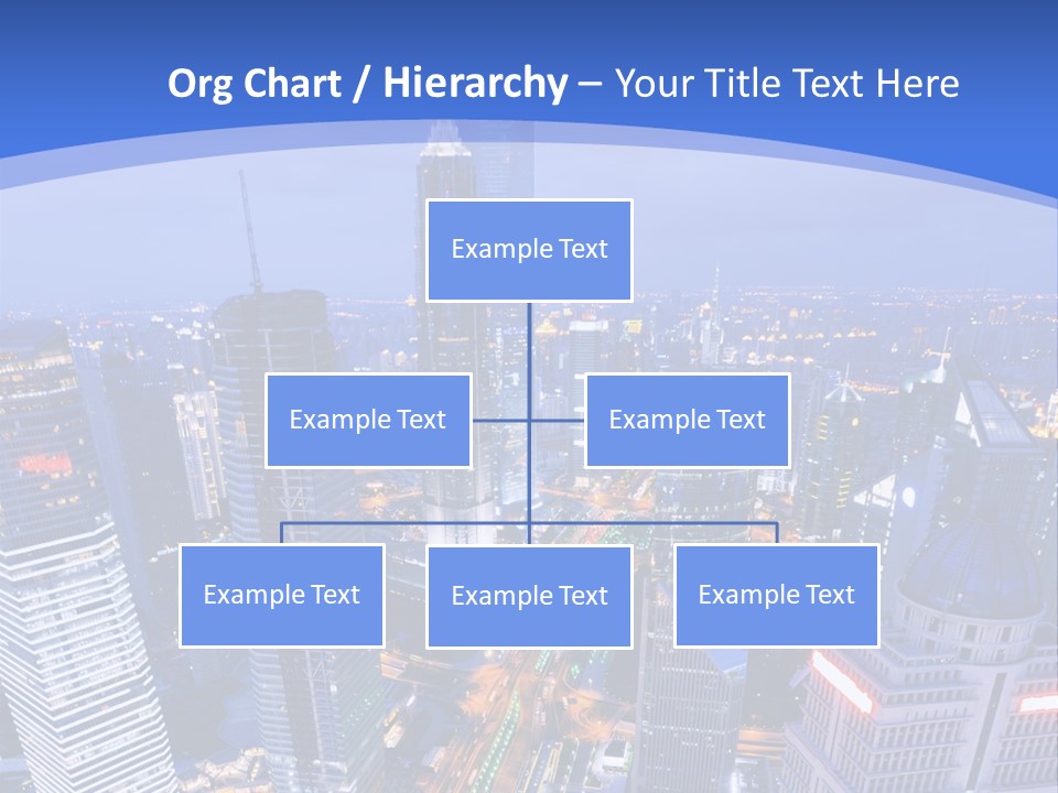 Shanghai Bird View PowerPoint Template