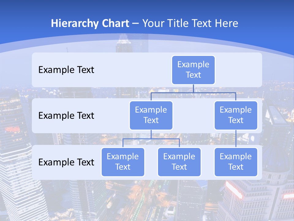 Shanghai Bird View PowerPoint Template