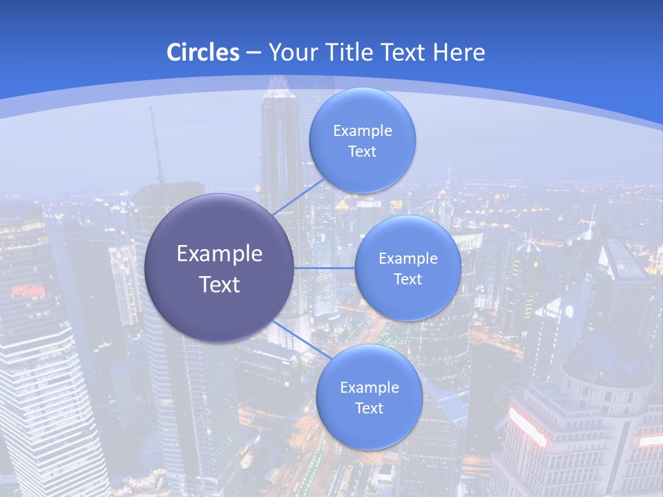 Shanghai Bird View PowerPoint Template