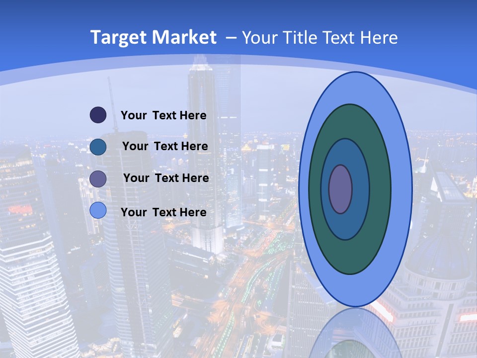 Shanghai Bird View PowerPoint Template