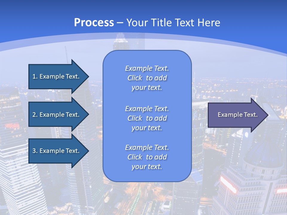 Shanghai Bird View PowerPoint Template