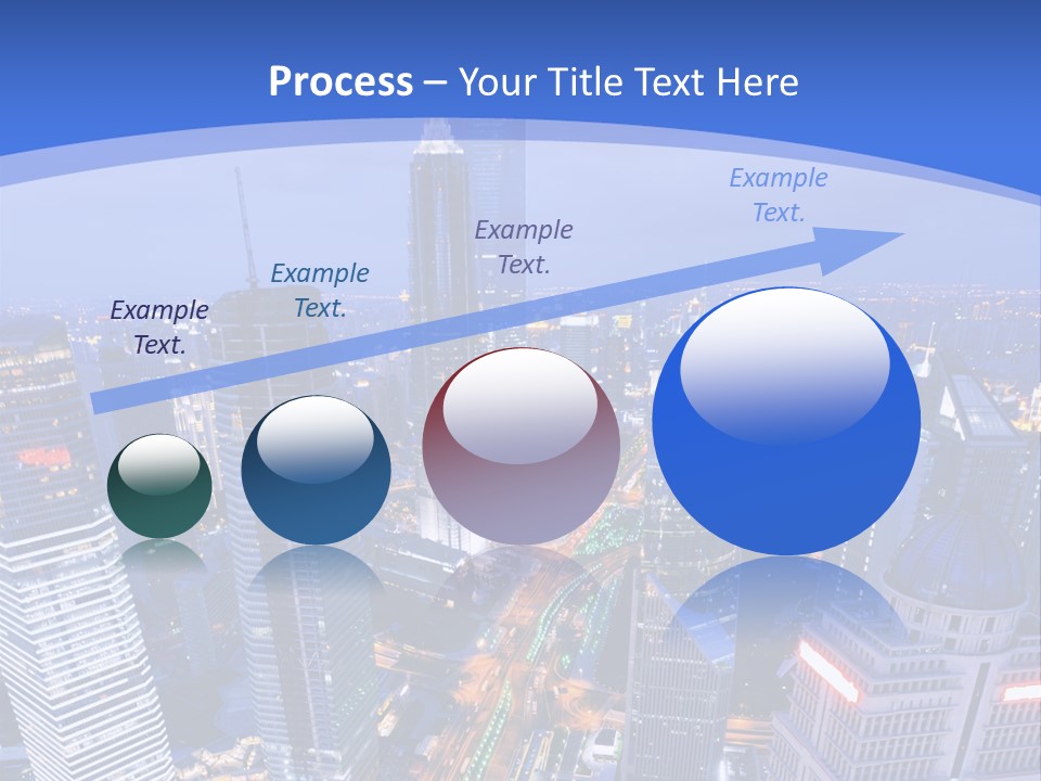 Shanghai Bird View PowerPoint Template