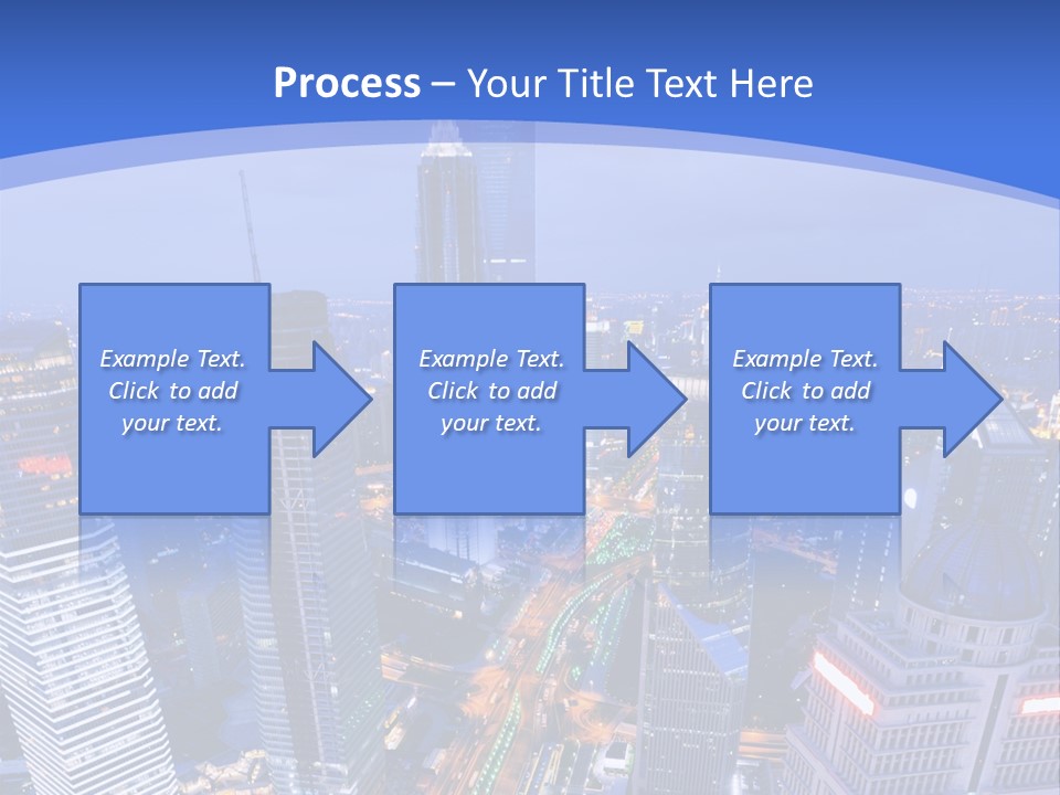 Shanghai Bird View PowerPoint Template