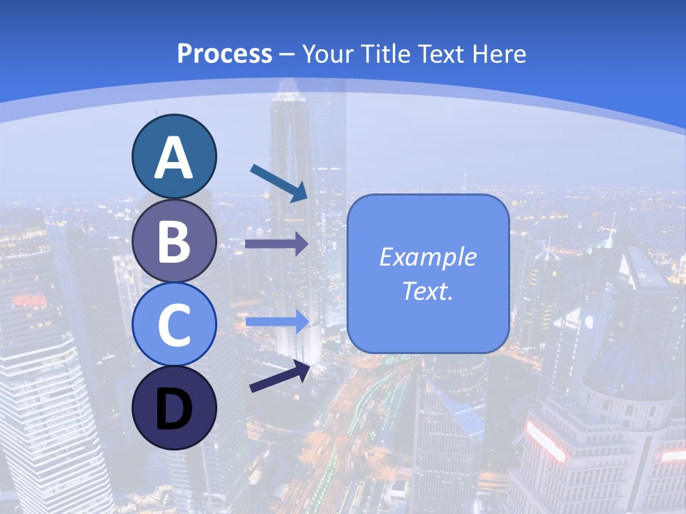 Shanghai Bird View PowerPoint Template