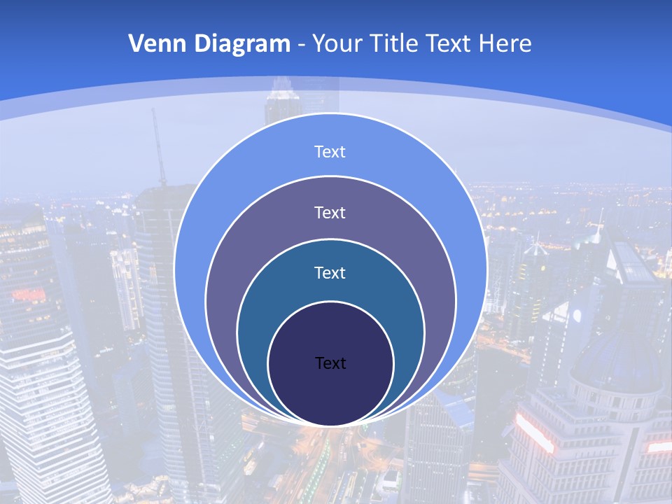 Shanghai Bird View PowerPoint Template