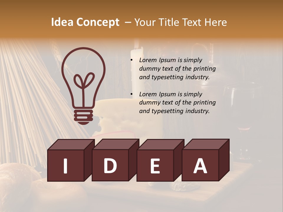 Still Life Photography Glass PowerPoint Template