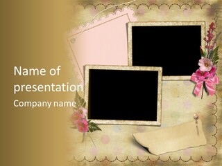 Vintage Photo Album PowerPoint Template