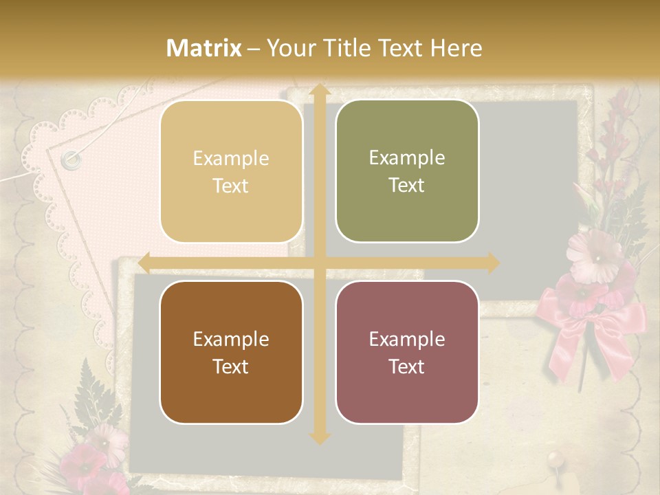 Vintage Photo Album PowerPoint Template