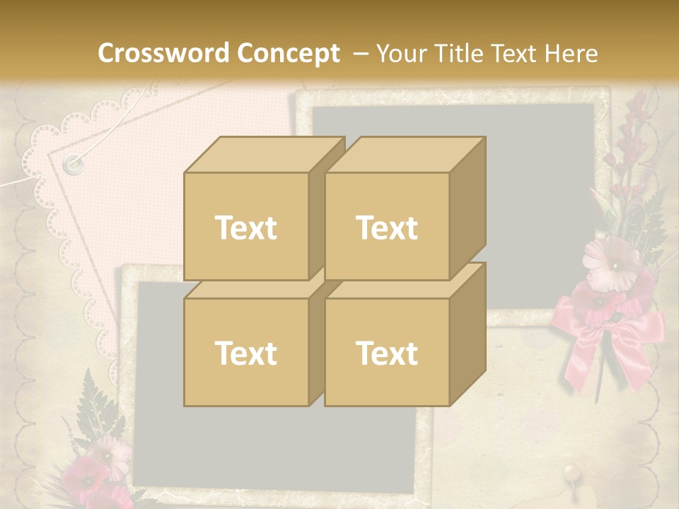 Vintage Photo Album PowerPoint Template