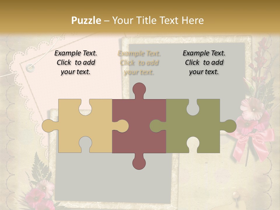 Vintage Photo Album PowerPoint Template