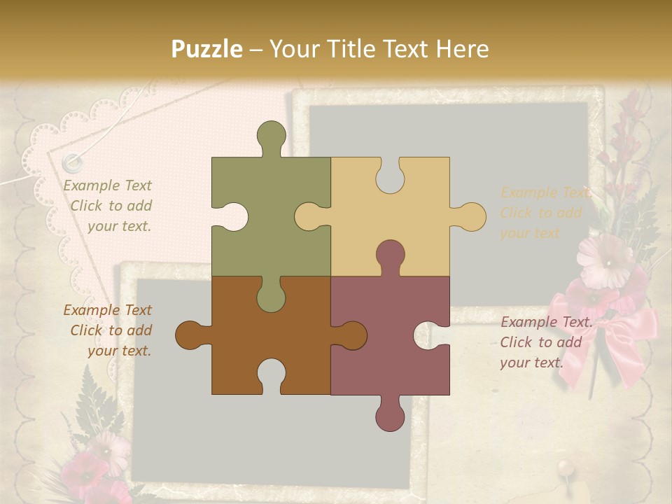 Vintage Photo Album PowerPoint Template