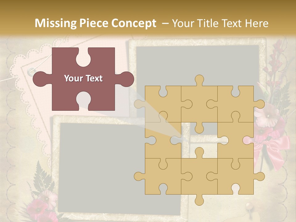 Vintage Photo Album PowerPoint Template