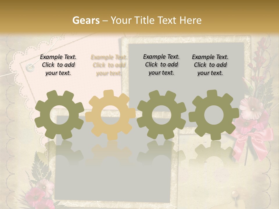 Vintage Photo Album PowerPoint Template