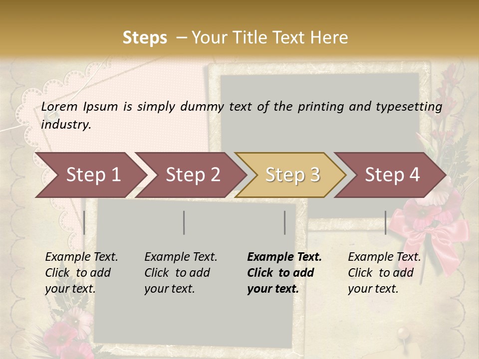 Vintage Photo Album PowerPoint Template