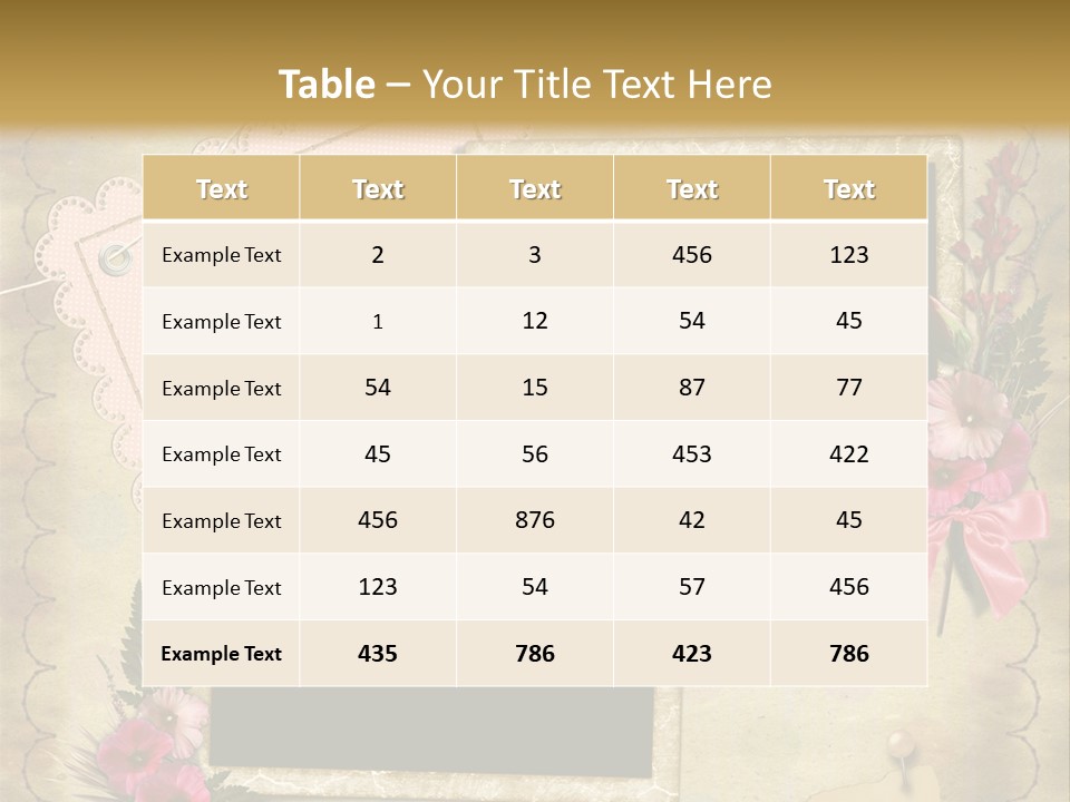 Vintage Photo Album PowerPoint Template
