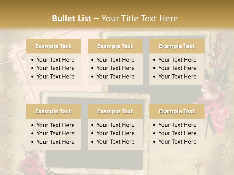 Vintage Photo Album PowerPoint Template