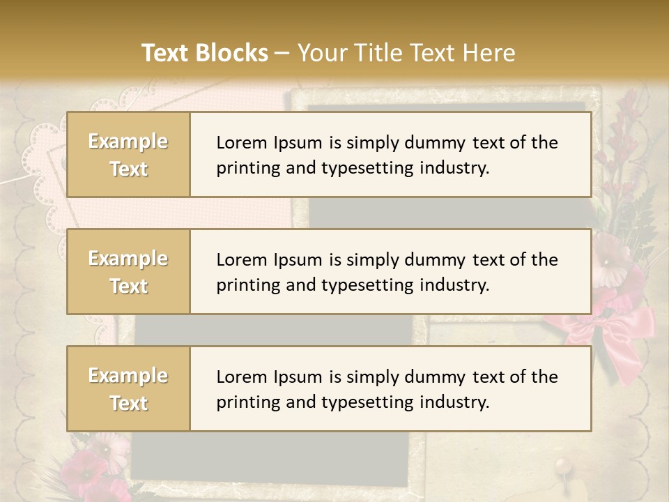Vintage Photo Album PowerPoint Template