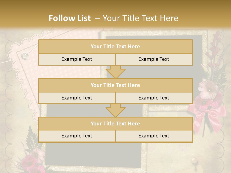 Vintage Photo Album PowerPoint Template