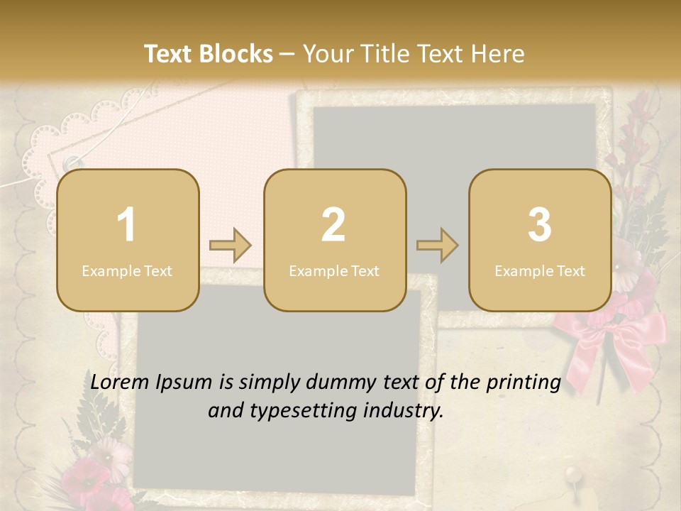 Vintage Photo Album PowerPoint Template