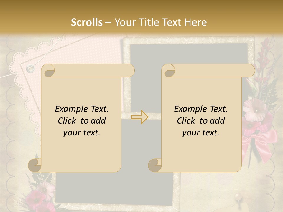 Vintage Photo Album PowerPoint Template