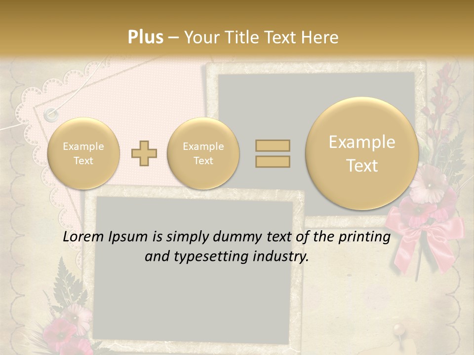 Vintage Photo Album PowerPoint Template