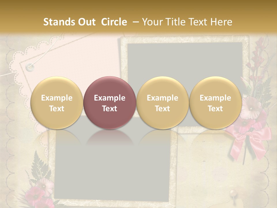 Vintage Photo Album PowerPoint Template