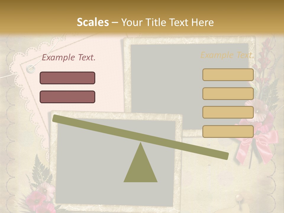Vintage Photo Album PowerPoint Template