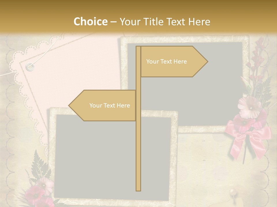 Vintage Photo Album PowerPoint Template