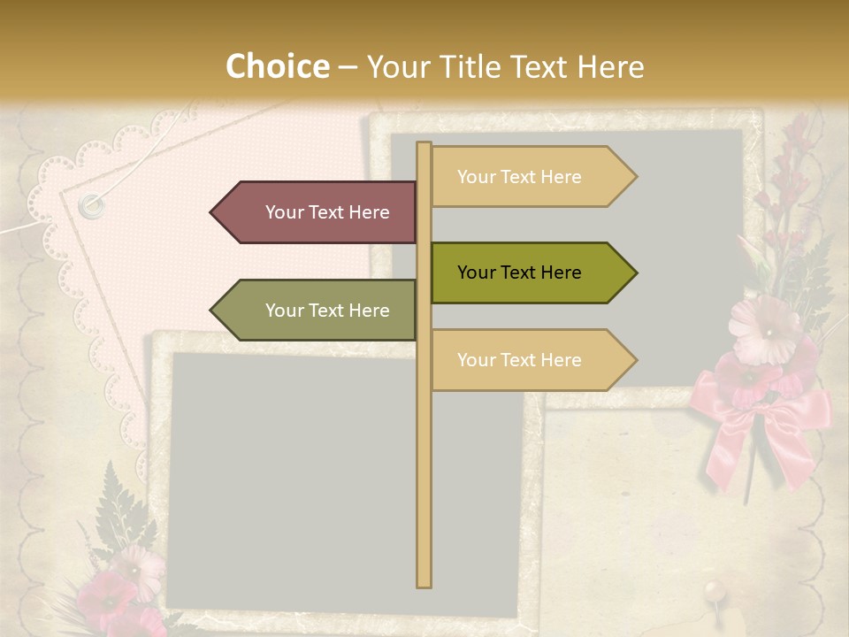 Vintage Photo Album PowerPoint Template