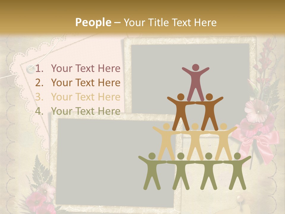 Vintage Photo Album PowerPoint Template