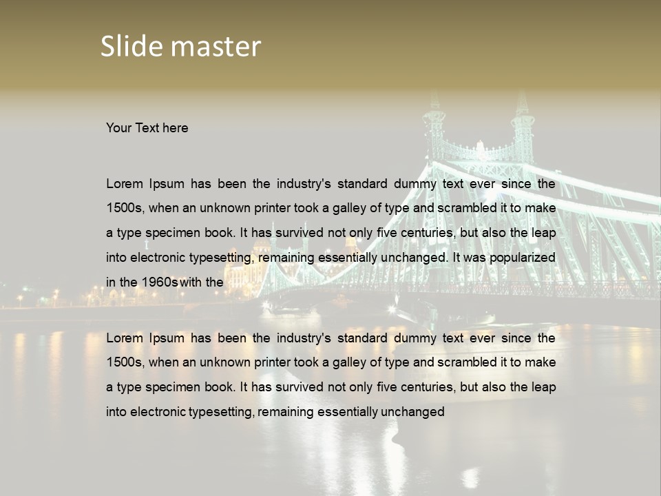 Budapest Night PowerPoint Template