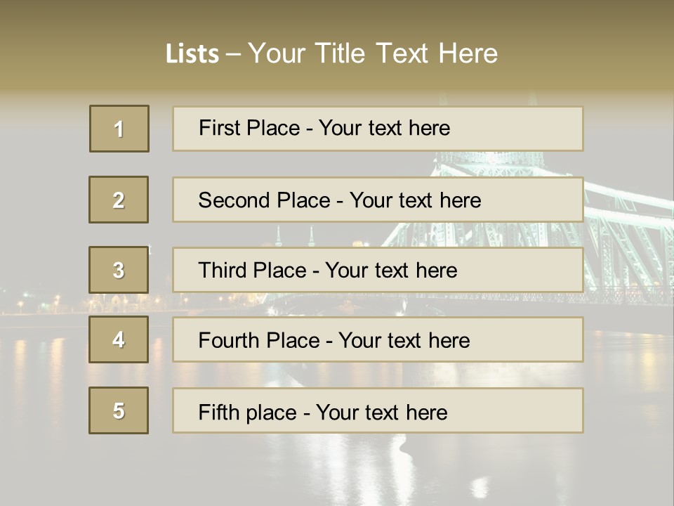 Budapest Night PowerPoint Template