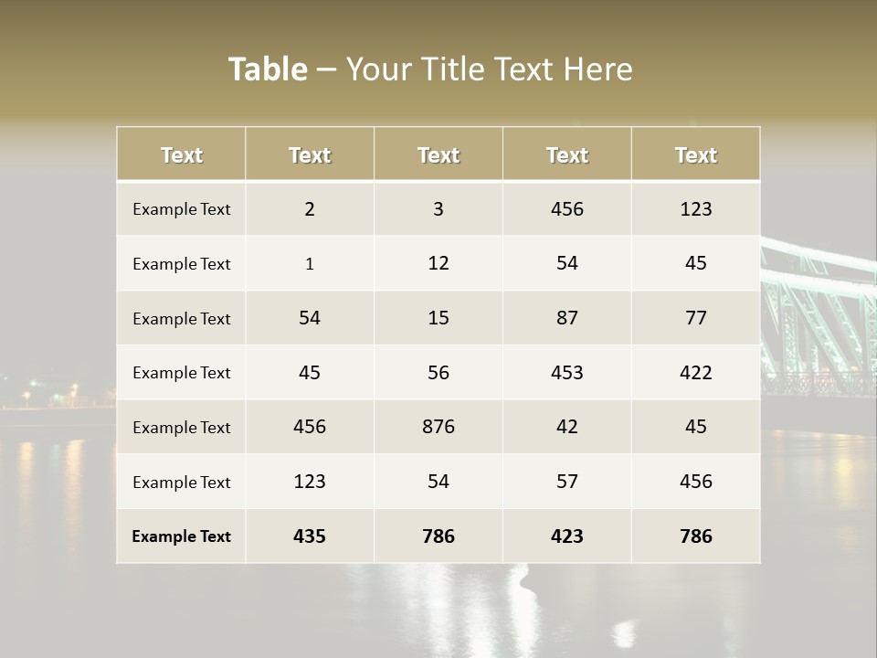 Budapest Night PowerPoint Template