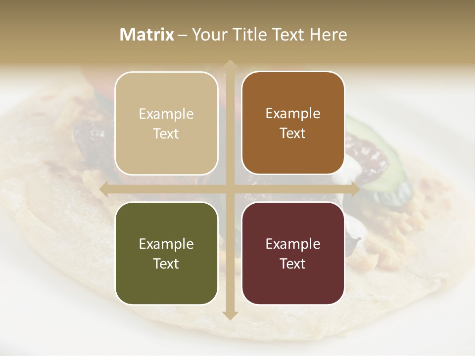 Pieces Eating Diet PowerPoint Template