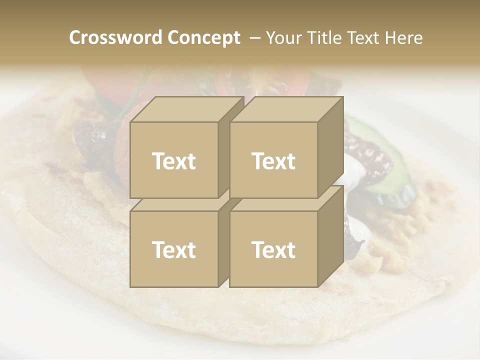 Pieces Eating Diet PowerPoint Template