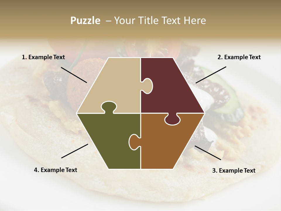 Pieces Eating Diet PowerPoint Template