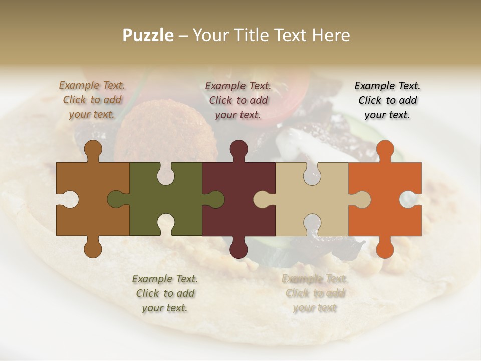 Pieces Eating Diet PowerPoint Template