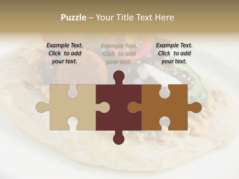 Pieces Eating Diet PowerPoint Template