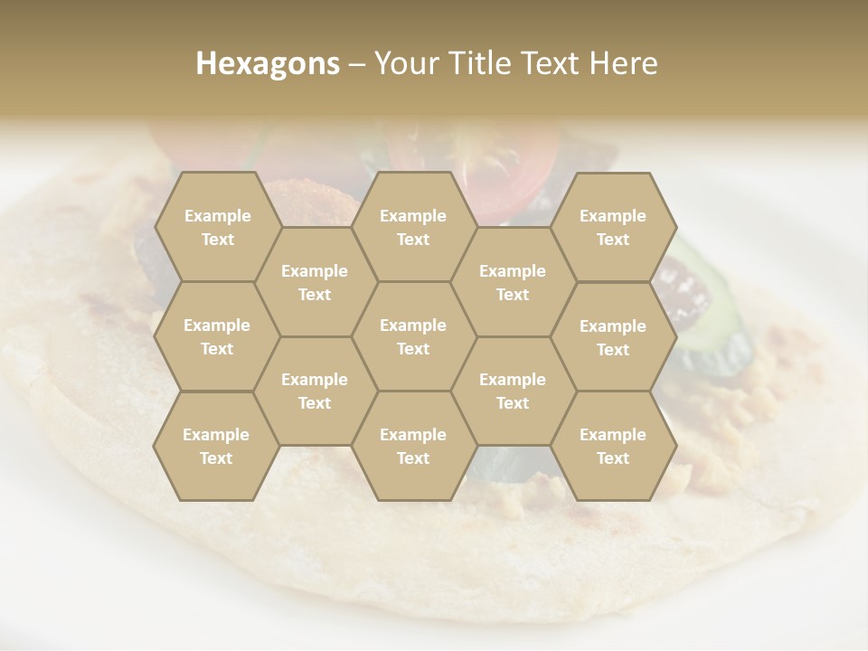 Pieces Eating Diet PowerPoint Template