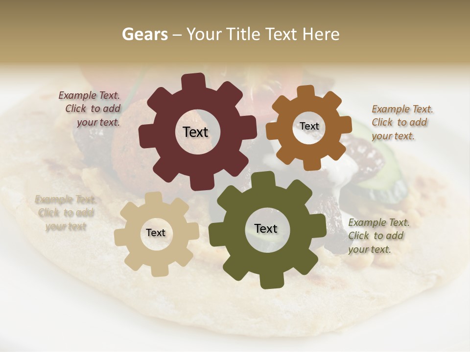 Pieces Eating Diet PowerPoint Template