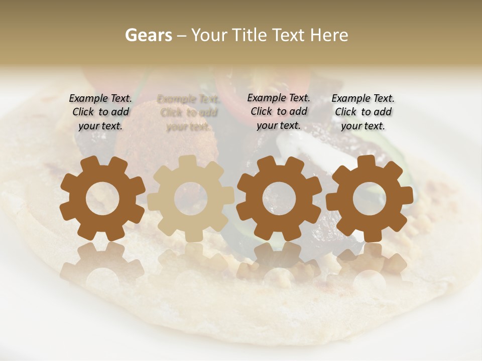 Pieces Eating Diet PowerPoint Template