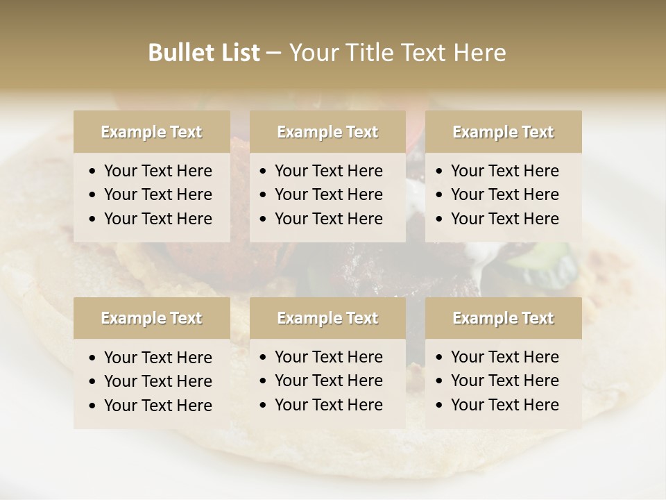 Pieces Eating Diet PowerPoint Template