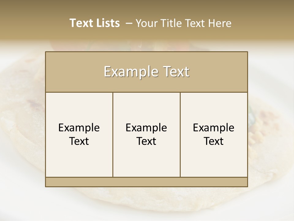Pieces Eating Diet PowerPoint Template