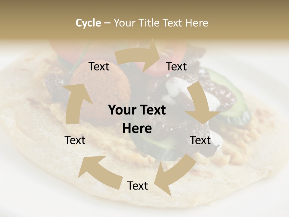 Pieces Eating Diet PowerPoint Template