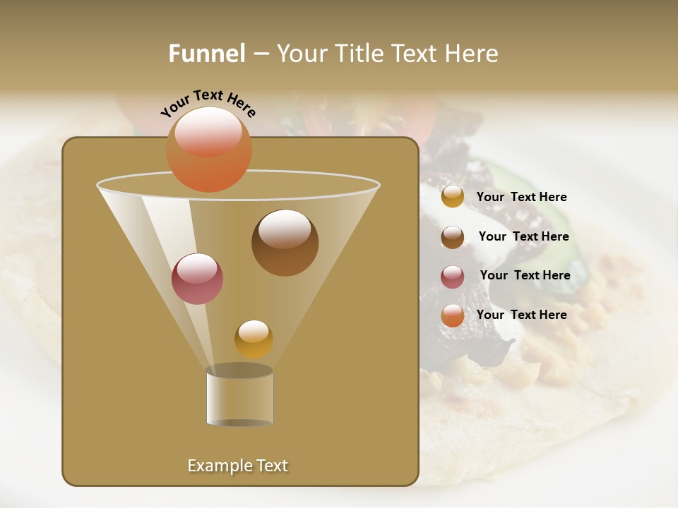 Pieces Eating Diet PowerPoint Template