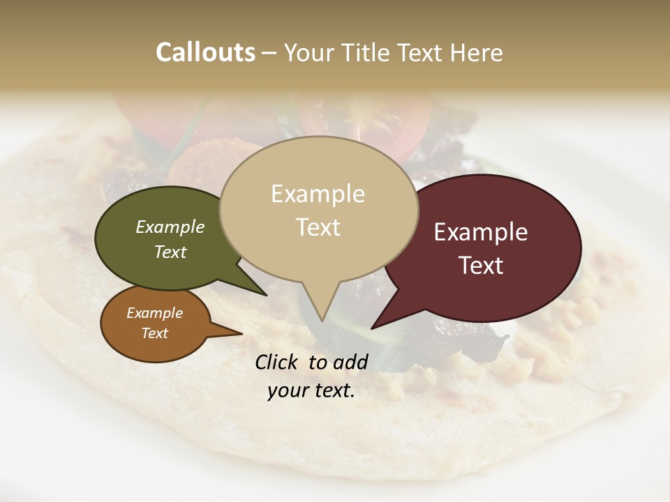 Pieces Eating Diet PowerPoint Template